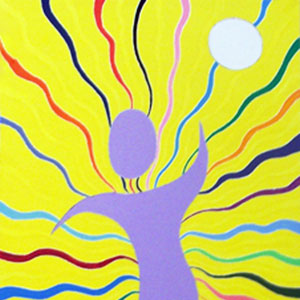 ENERGIA - Acrilico su tela cm. 40 x 80 - Micaela Giuseppone